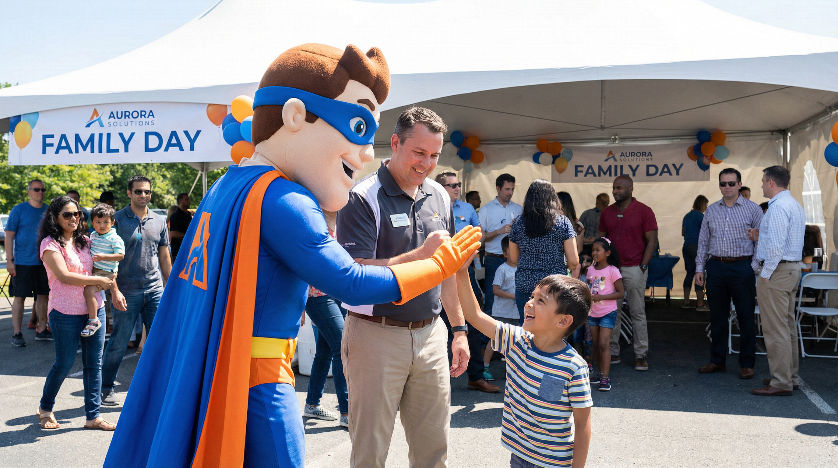 Firmen Event Superheld